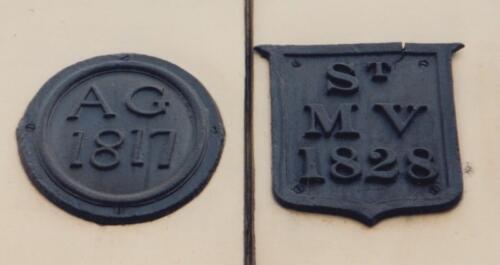 St Martin Vintry  All Hallows the Great parish boundary markers