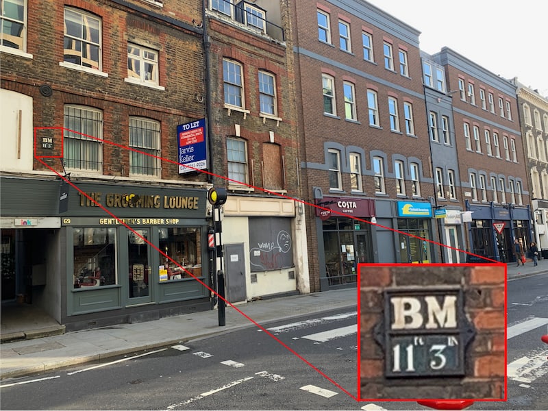St Bartholomew the Great parish boundary marker 